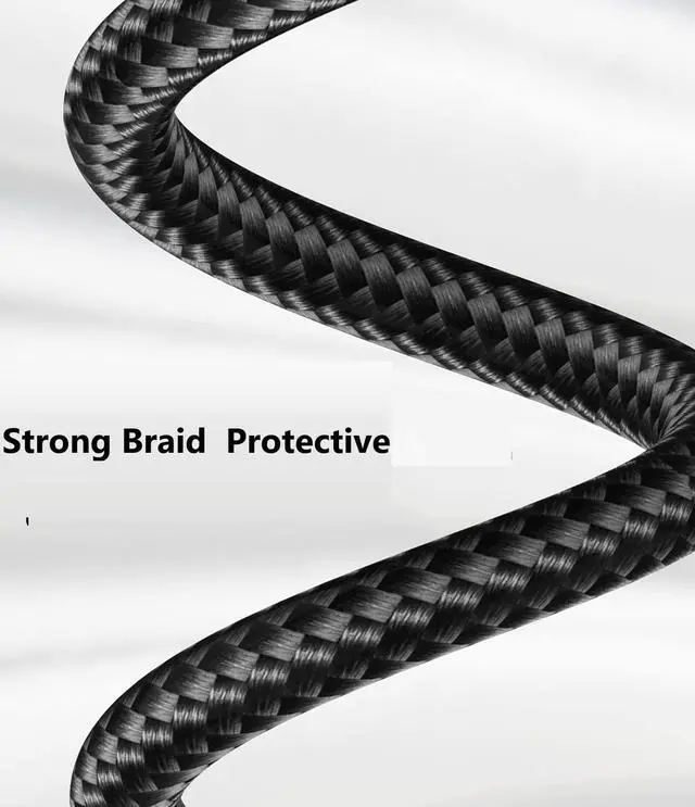 Alt view image 3 of 5 - USB-C to 3.5mm Auxiliary Audio Cable 5FT Universal Compartible Nylon Braid Heavy Duty  (Not Support Microphone)