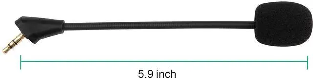 Alt view image 4 of 5 - Gaming Headset Mic Replacement for HyperX Cloud Alpha (Alphas S) 3.5mm Headphone Microphone Boom