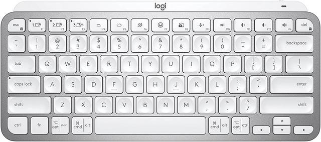  Logitech MX Keys Mini Minimalist Wireless Illuminated Keyboard,  Compact, Bluetooth, USB-C, for Apple macOS, iOS, Windows, Linux, Android -  Graphite - With Free Adobe Creative Cloud Subscription : Electronics