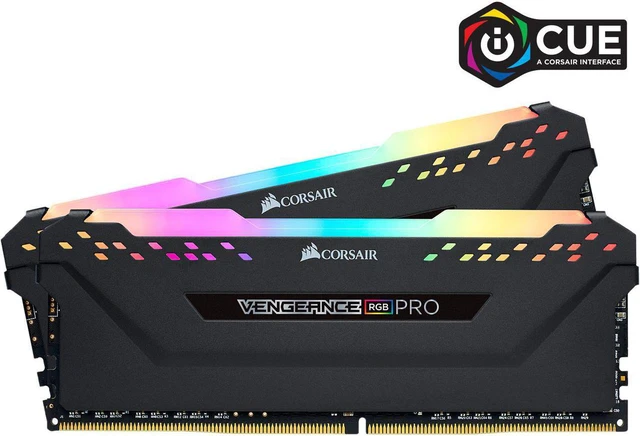Main image of Corsair Vengeance RGB PRO 16GB (2x8GB) DDR4 3200MHz C16 LED Desktop Memory - Black