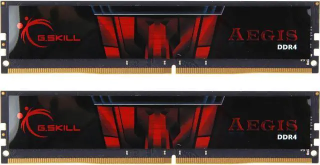 Main image of G.SKILL Model F4-2666C19D-32GIS Aegis 32GB (2 x 16GB) 288-Pin DDR4 SDRAM DDR4 2666 (PC4 21300) Desktop Memory