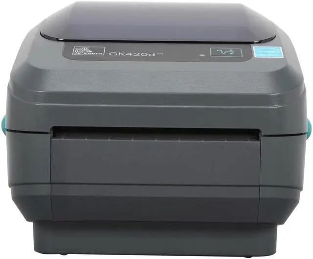 Alt view image 2 of 4 - Zebra GK420d Desktop Direct Thermal Label Printer - Gray - GK42-202210-000