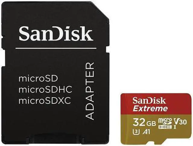 Alt view image 2 of 3 - SanDisk Extreme 32GB microSDHC UHS-3 Card - SDSQXAF-032G-GN6MA