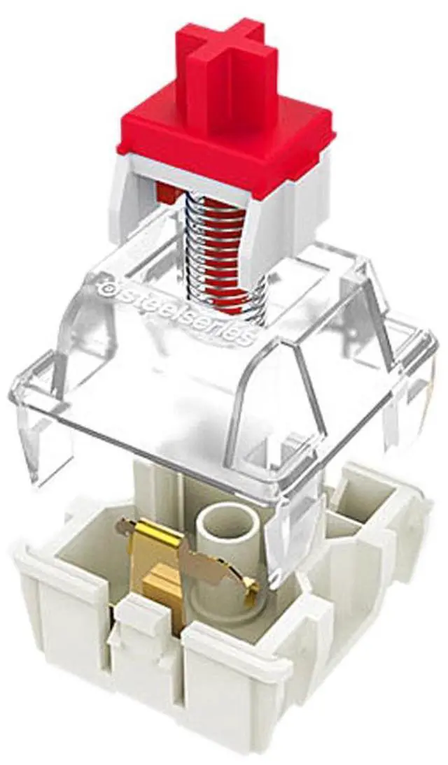 Alt view image 4 of 5 - SteelSeries APEX M750 Mechanical Keyboard, SteelSeries QX2 Linear RGB Switches, Aerospace Aluminum Core, and In-game Prism Illumination