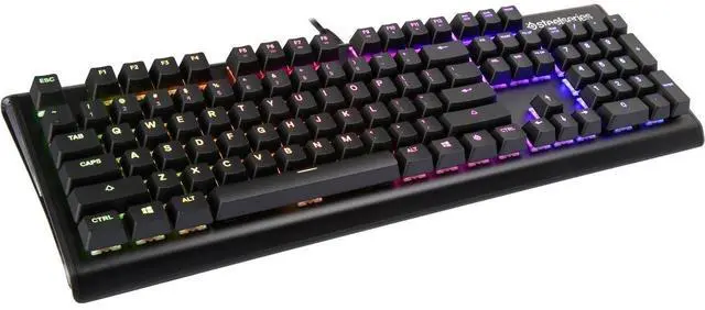 Main image of SteelSeries APEX M750 Mechanical Keyboard, SteelSeries QX2 Linear RGB Switches, Aerospace Aluminum Core, and In-game Prism Illumination