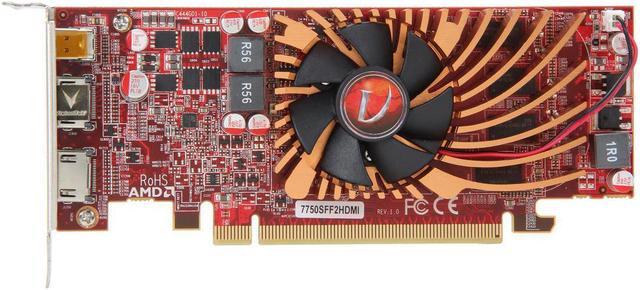 Visiontek Radeon HD 7750 SFF 1GB DDR3 3M, 2 x HDMI - Newegg.com