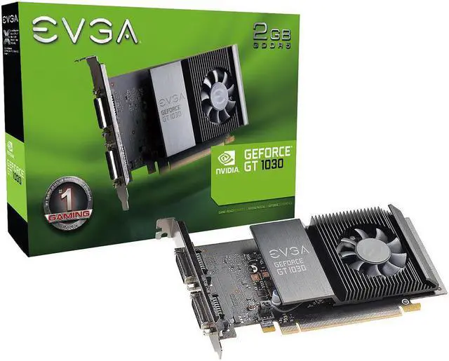 Alt view image 5 of 5 - EVGA GeForce GT 1030 DirectX 12 02G-P4-6338-KR 2GB 64-Bit GDDR5 PCI Express 3.0 Video Card