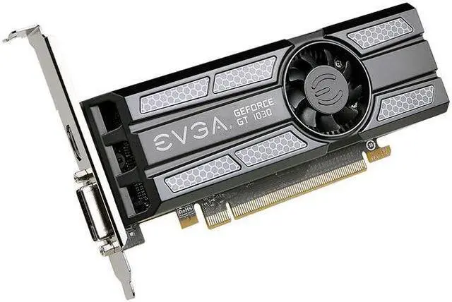 Main image of EVGA GeForce GT 1030 SC, 02G-P4-6333-KR, 2GB GDDR5, Low Profile