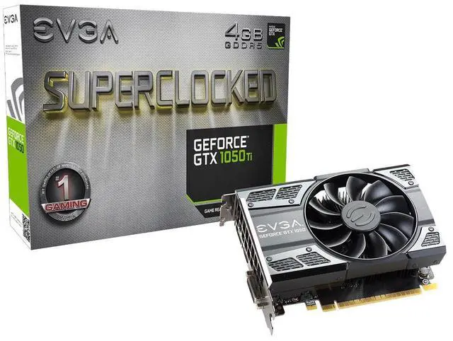 Alt view image 4 of 4 - EVGA GeForce GTX 1050 Ti SC Gaming, 4GB GDDR5, DX12 OSD Support (PXOC) Graphics Card 04G-P4-6253-KR