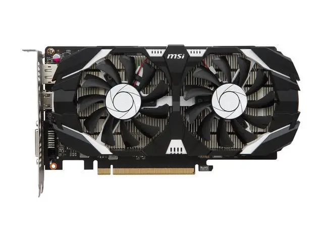 Alt view image 4 of 5 - MSI GeForce GTX 1050 DirectX 12 2GB 128-Bit GDDR5 PCI Express 3.0 x16 HDCP Ready ATX Video Card Model GTX 1050 2GT OC