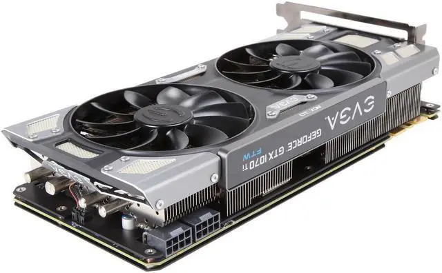 Alt view image 6 of 7 - EVGA GeForce GTX 1070 Ti FTW ULTRA SILENT GAMING, 8GB GDDR5, ACX 3.0 & RGB LED Graphics Card 08G-P4-6678-KR