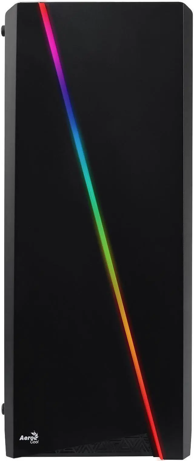 Alt view image 5 of 10 - AeroCool Cylon RGB Front with Built in Card Reader and Side Window Panel Mid Tower Black