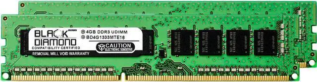 Main image of 8GB Kit(2x4GB) DDR3 1333 (PC3-10600) ECC Memory 240-pin (2Rx8)