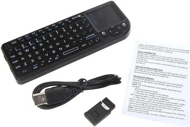 Main image of Rii X1 Mini 2.4G Wireless Keyboard with Touchpad for Smart TV for HTPC for PC Handheld Smart Fly Mouse Gaming Accessories