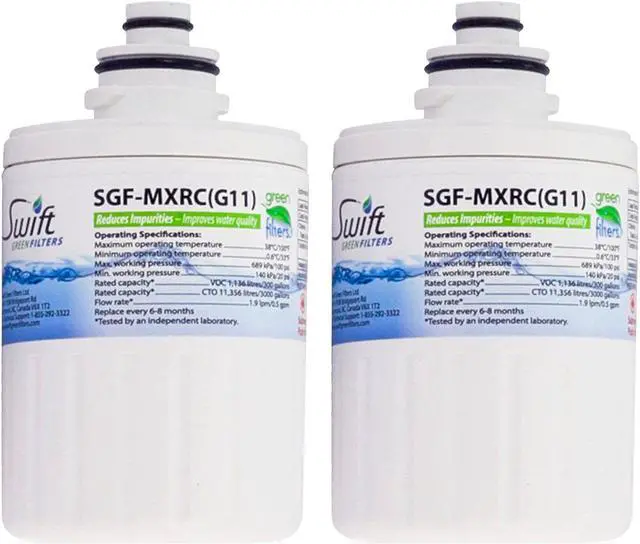 Main image of Swift Green Filters SGF-MXRC Compatible for Smartwater FXRC,MXRC,46-9905 Refrigerator water Filter (2 Pack),Made in USA
