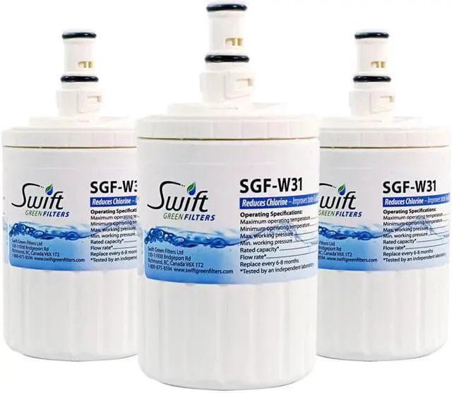 Main image of Swift Green Filters SGF-W31 Compatible Refrigerator Water Filter for Whirlpool EDR8D1 , FILTER 8, 46-9002, 8171413, 8171414, 8171788, NLC200, 2204324, Made in USA