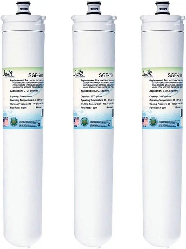 Main image of Swift Green Filters SGF-704 Compatible Commercial Water Filter for 47-55704G2, 3M WATER FILTRATION 3M ROP412, SHAKLEE 61029-33 , Made in USA