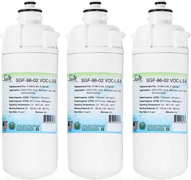Main image of Swift Green Filters SGF-96-02 VOC-L-S-B Compatible Commercial Water Filter for EV9612-66, EV961261, Made in USA