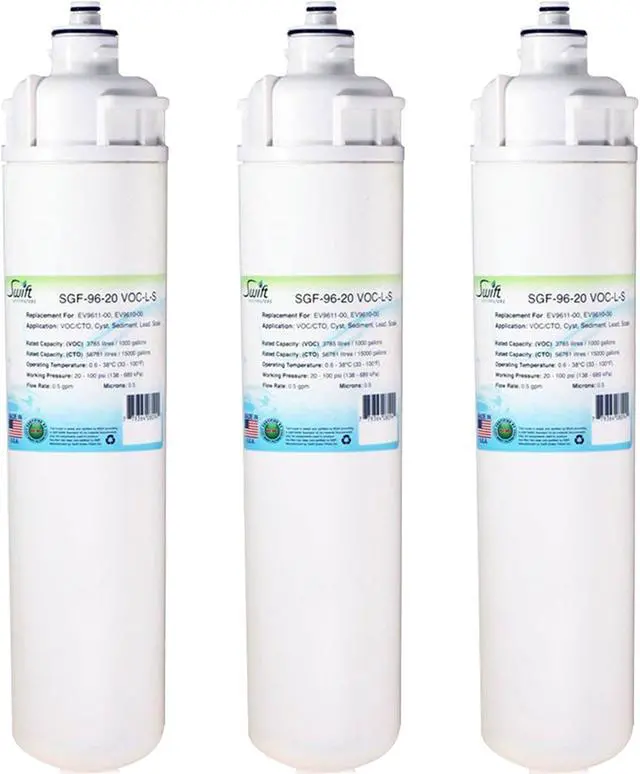 Main image of Swift Green Filters SGF-96-20 VOC-L-S Compatible Commercial Water Filter for EV9611-00, EV9610-00, EV9612-11, EV9612-16, Made in USA