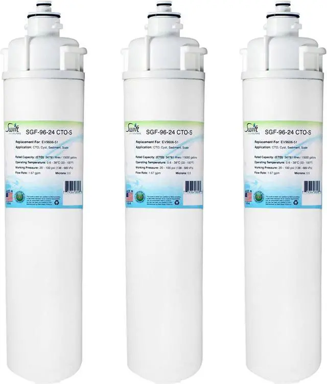 Main image of Swift Green Filters SGF-96-24 CTO-S Compatible Commercial Water Filter for EV9606-51, Made in USA