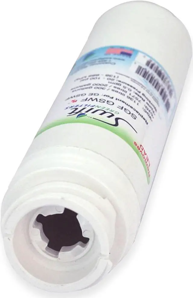 Alt view image 3 of 7 - Swift Green Filters SGF-GSWF Rx Compatible Pharmaceuticals Refrigerator Water Filter for GE GSWF Kenmore 46-9914, EFF-6023A, Made in USA