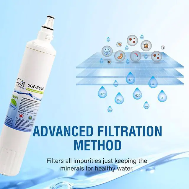 Alt view image 5 of 7 - Swift Green Filters SGF-ZS48 Compatible Refrigerator Water Filter for Sub-Zero 4204496, 4290510, 4204490, EWF-8003A, Pro 48, Made in USA