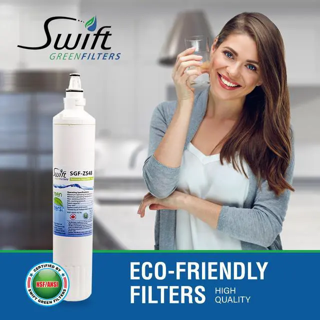 Alt view image 7 of 7 - Swift Green Filters SGF-ZS48 Compatible Refrigerator Water Filter for Sub-Zero 4204496, 4290510, 4204490, EWF-8003A, Pro 48, Made in USA