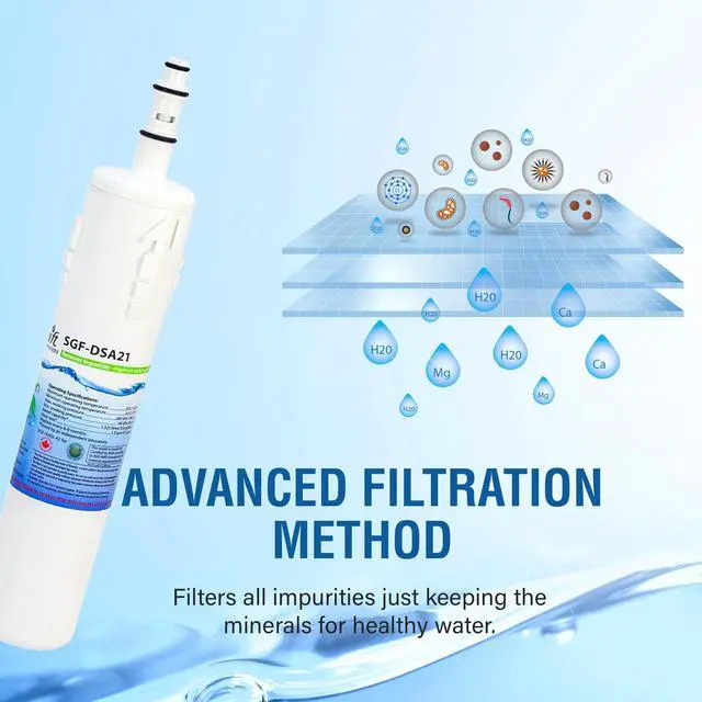 Alt view image 6 of 7 - Swift Green Filters SGF-DSA21 Compatible Refrigerator Water Filter for Samsung DA29-00012A, DA29-00012B, DA61-00159A, EFF-6006A-8, Made in USA