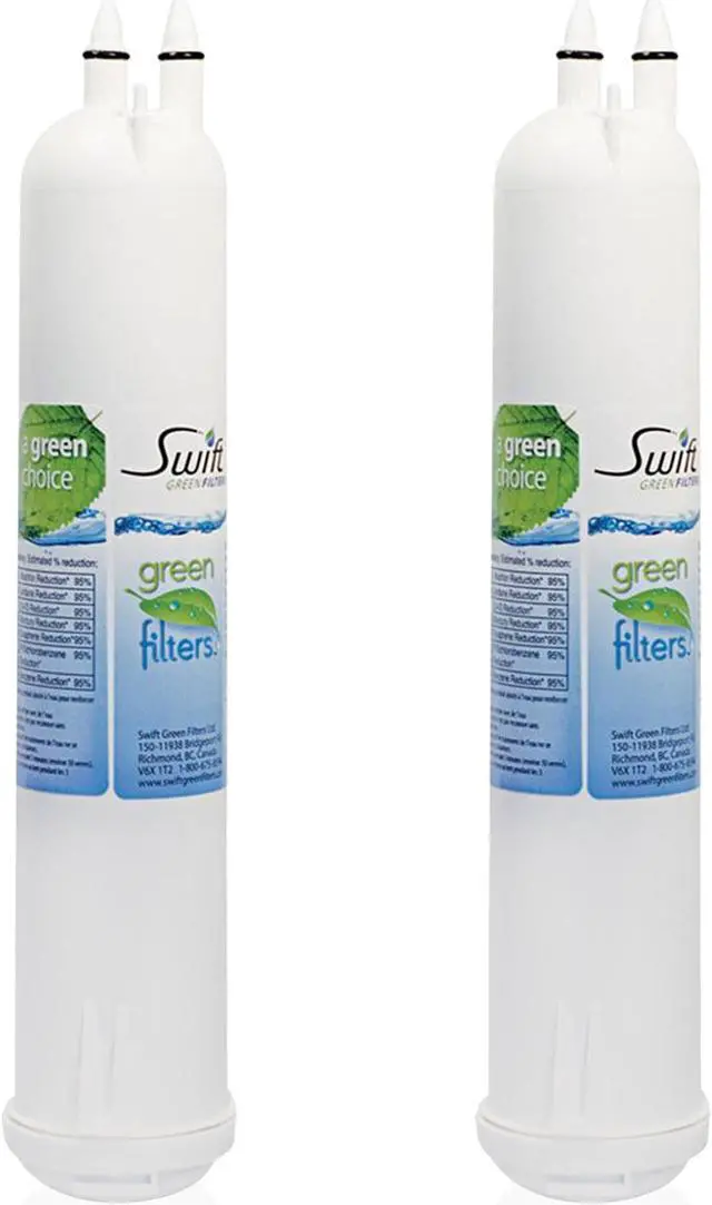 Main image of Swift Green Filters SGF-W84 Compatible Refrigerator Water Filter for 4396841, 4396710, EDR3RXD1, EFF-6016A, EFF-6008A, EDR3RXD1, Made in USA (2 Pack)