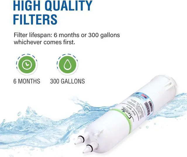 Alt view image 3 of 7 - Swift Green Filters SGF-W71 Compatible Refrigerator Water Filter for 4396841, 4396710, EDR3RXD1, EFF-6016A, EFF-6008A, EDR3RXD1, Made in USA (3 Pack)