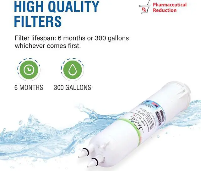 Alt view image 5 of 7 - SGF-W71 Rx Compatible Pharmaceuticals Refrigerator Water Filter for 4396841, 4396710, EDR3RXD1, EFF-6016A, EFF-6008A, EDR3RXD1, Made in USA ( 3 Pack)