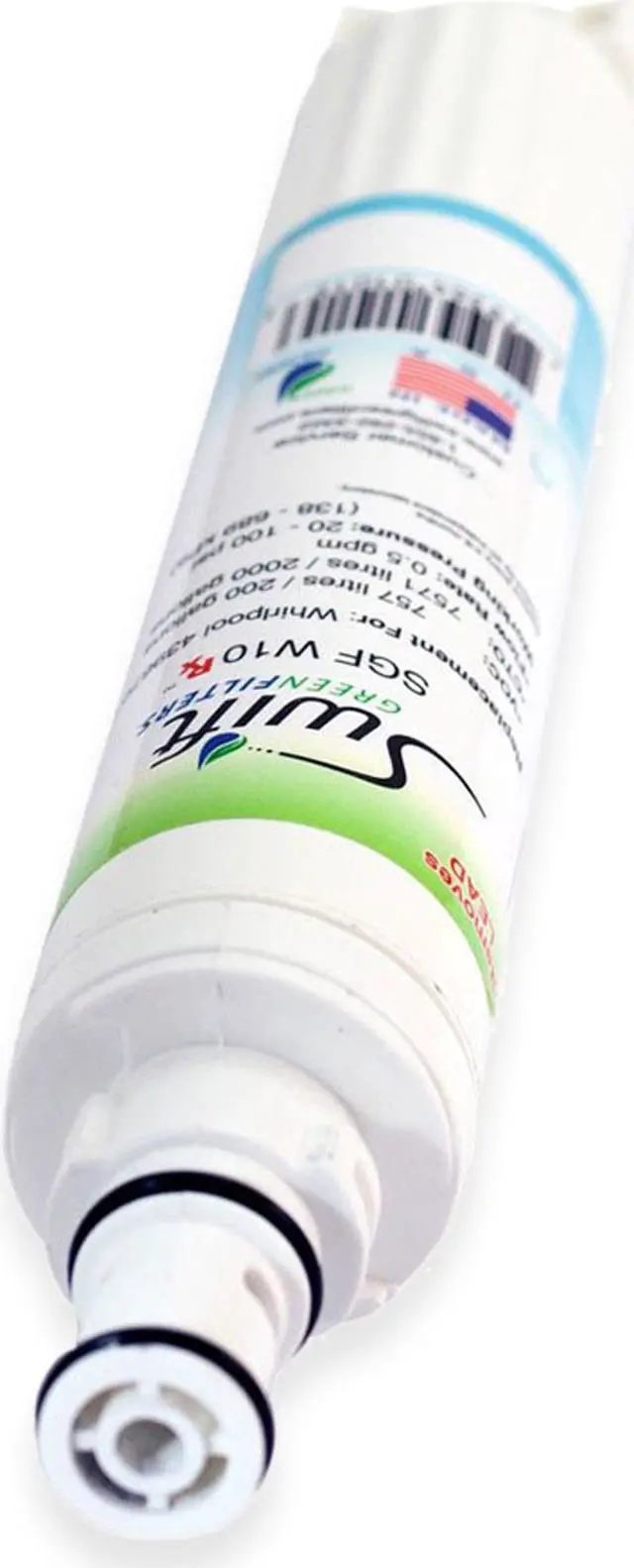 Alt view image 2 of 7 - Swift Green Filters SGF-W10 Rx Compatible Pharmaceuticals Refrigerator Water Filter for 4396701, EDR6D1, FILTER 6, 46-9915, CLCH125, EFF-6001A, Made in USA (3 Pack).