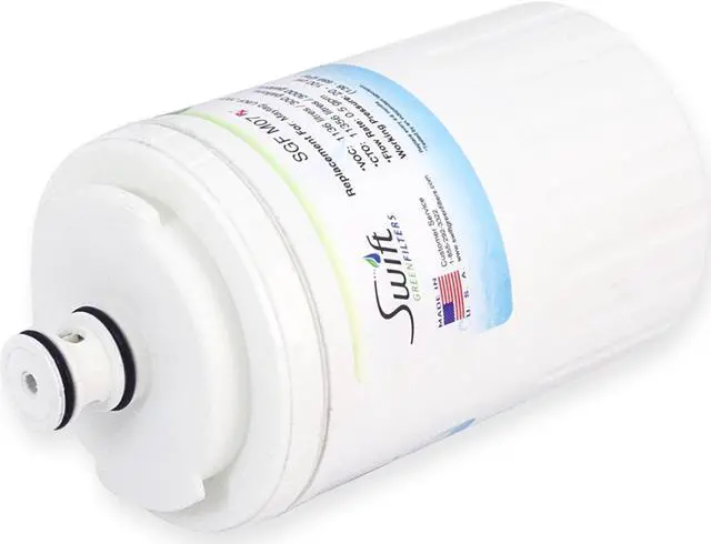 Alt view image 2 of 7 - Swift Green Filters SGF-M07 Rx Compatible Pharmaceuticals Refrigerator Water Filter for UKF7003, UKF7001, EDR7D1, Filter 7, Made in USA