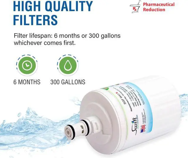 Alt view image 5 of 7 - Swift Green Filters SGF-W41 Rx Compatible Pharmaceuticals Refrigerator Water Filter for EDR8D1, FILTER 8, 46-9002, 8171413, 8171414, NLC200, Made in USA