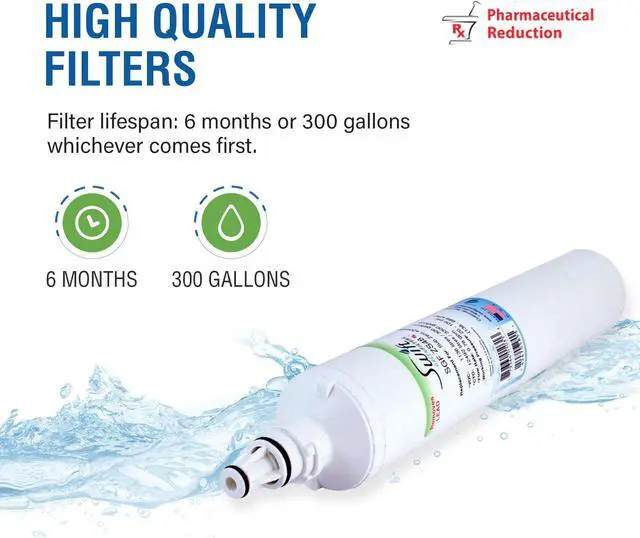 Alt view image 5 of 7 - Swift Green Filters SGF-ZS48 Rx Compatible Pharmaceuticals Refrigerator Water Filter for 4290510, PRO 48 4204490 and 7012333, Made in USA
