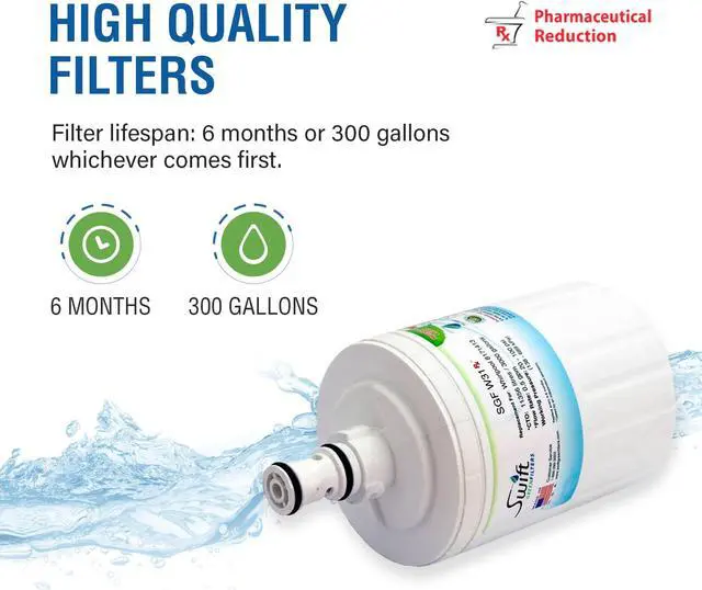 Alt view image 5 of 7 - Swift Green Filters SGF-W31 Rx Compatible Pharmaceuticals Refrigerator Water Filter for 8171413, EDR8D1, 46-9002, Made in USA