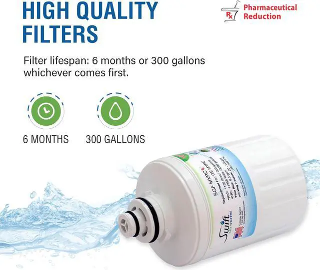 Alt view image 5 of 7 - Swift Green Filters SGF-MXRC Rx Compatible Pharmaceuticals Refrigerator Water Filter for FXRC, MXRC, FXRT, 469905, Made in USA
