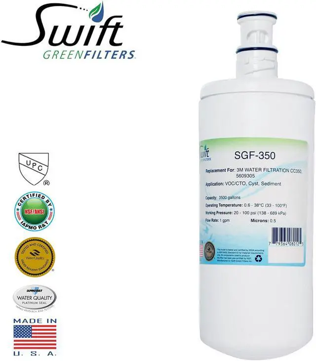 Main image of Swift Green Filters SGF-350 Compatible Commercial Water Filter for CC350, 5609305, CC351, 5609313.