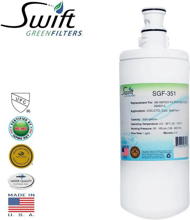 Main image of Swift Green Filters SGF-351 Compatible Commercial Water Filter for CC351, 5609313 , Made in USA