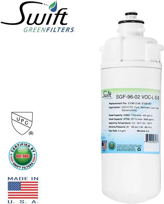 Main image of Swift Green Filters SGF-96-02 VOC-L-S-B Compatible Commercial Water Filter for EV9612-66, EV961261, Made in USA