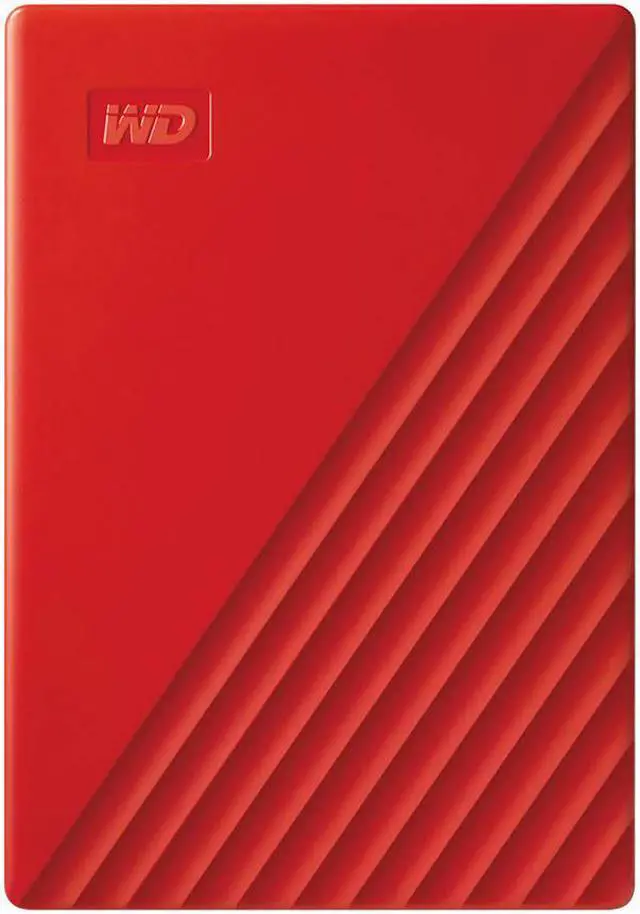 Main image of WD 1TB My Passport Portable Storage USB 3.2 Gen 1 - Red - WDBYVG0010BRD-WESN