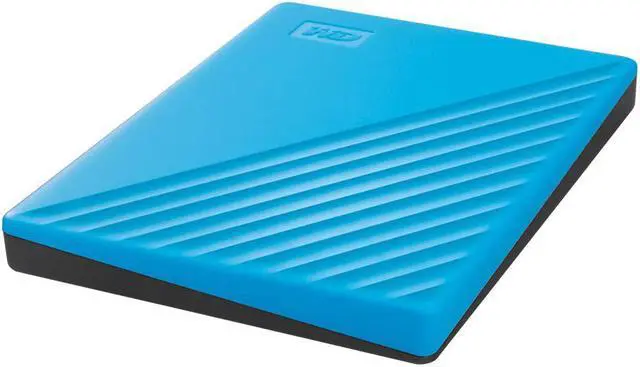 Alt view image 4 of 20 - WD 5TB My Passport Portable Storage USB 3.2 Gen 1 - Blue - WDBPKJ0050BBL-WESN