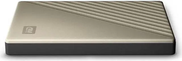 Alt view image 6 of 6 - WD 4TB My Passport Ultra Portable Storage External Hard Drive USB-C Gold WDBFTM0040BGD-CESN