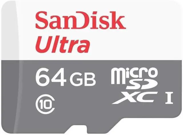 Alt view image 2 of 3 - SanDisk 64GB Ultra microSDXC UHS-I/Class 10 Memory Card, Speed Up to 80MB/s (SDSQUNS-064G)