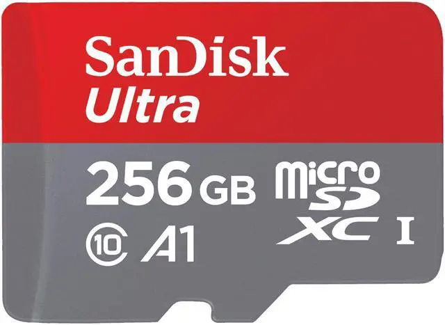 Main image of SanDisk 256GB Ultra A1 microSDXC UHS-I/Class 10 Memory Card, Speed Up to 100MB/s (SDSQUAR-256G)