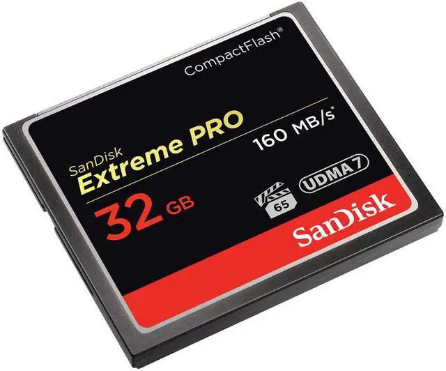 Alt view image 2 of 3 - SanDisk Extreme Pro 32GB Compact Flash CF Card Model CFXPS-032G-X46 (160MB/s)