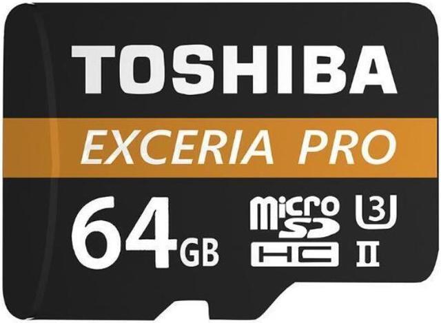 Toshiba 64GB 64G EXCERIA Pro M501 with SD Adapter microSDXC UHS-I