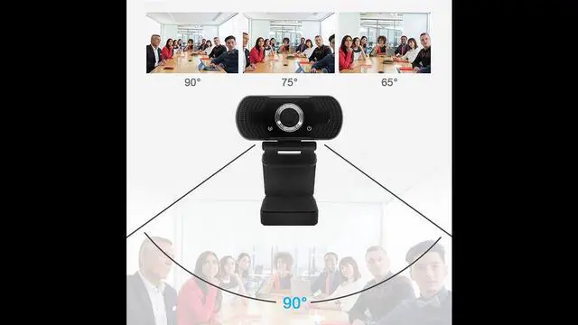 Alt view image 4 of 6 - HD Webcam 1080P with built-in microphone, USB Plug and Play, No software installation needed, Support Windows & Mac