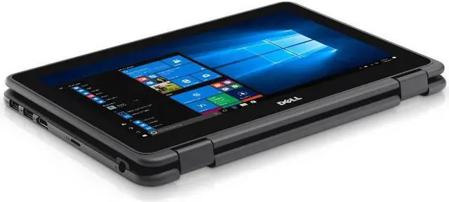 Alt view image 2 of 6 - Dell Latitude 3189 11.6" Touch Screen 2-in-1 Convertible Pentium N4200 Quad-Core 4GB RAM 128GB SSD Win10 Pro