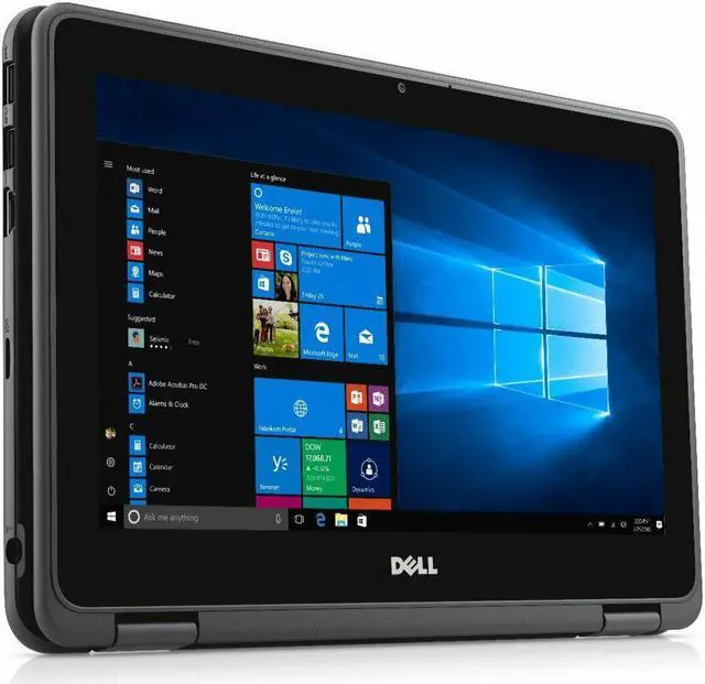 Alt view image 5 of 6 - Dell Latitude 3189 11.6" Touch Screen 2-in-1 Convertible Pentium N4200 Quad-Core 4GB RAM 128GB SSD Win10 Pro